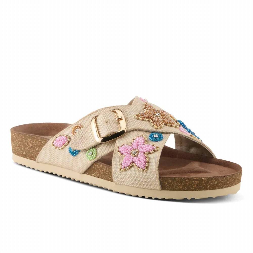 NEW SPRING STEP SHOES women's eilish sandals in beige multi